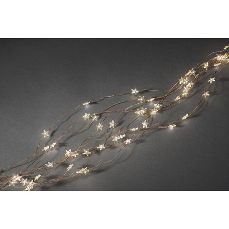 Konstsmide LED Sternenlametta kupfer 10 Stränge à 9 Dioden warmweiß (1/3)