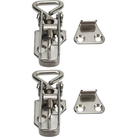Loquet Anti-hochet pour bateau, 2 pièces, 66mm à 75mm, en acier inoxydable 304, pince de fixation verrouillable, casier de trappe Marine. (1/4)