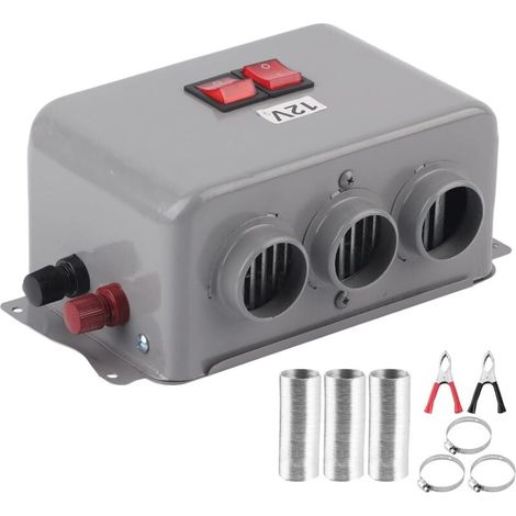 12V Car Heater, 600W-800W, 3-Hole Fast Heating, Warmth, Frost Removal, Windshield Defroster, Automatic Heater, Fan, Defogger, Fast Winter Heater (1/5)