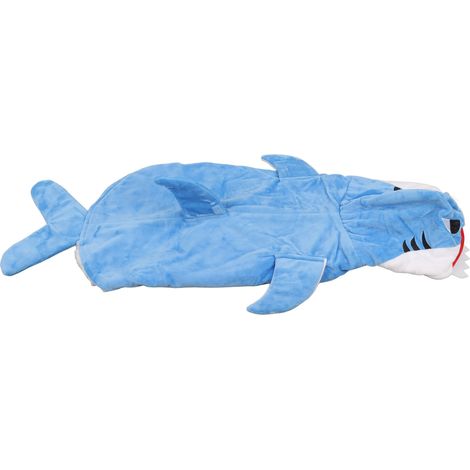Déguisement de poisson pour grand chien, doux, chaud et ample, en 3D, idéal pour Halloween, Noël et le cosplay. Taille bleue 5XL. (1/5)