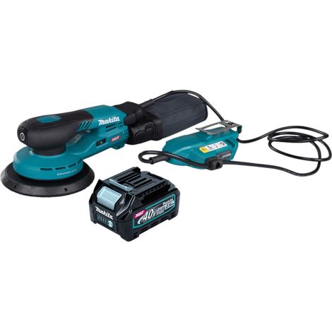 Makita BO 002 CGD1 Levigatrice rotorbitale a batteria 40 V max. 150 mm 5,0 mm di corsa Brushless + 1x batteria ricaricabile 2,5 Ah - senza caricabatteria