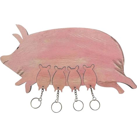 Keychain Keyring Hooks Rustic Wall Mounted Coat Rack High