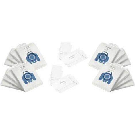 Sacs aspirateur HyClean 3D efficiency – Lot de 16 sacs – Filtration 99,9 % particules fines – Compatible Miele Complete C2/C3/S8/S5/S2 (1/3)