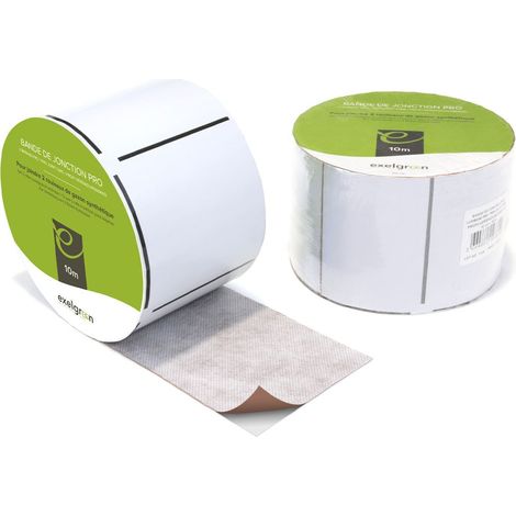 Bande de jonction préencollée - 10m - Fixation forte - Exelgreen
