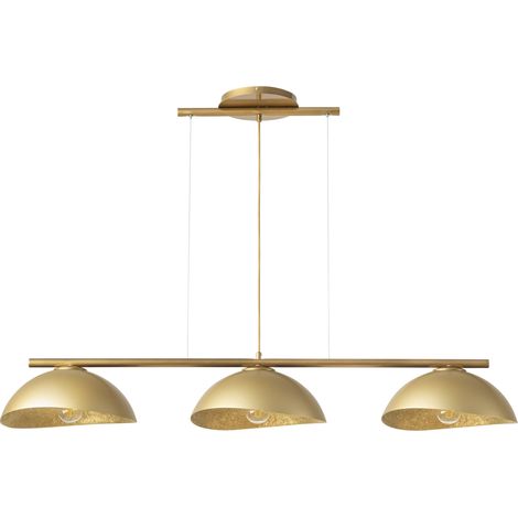 Lampada a sospensione oro 3 cupole Solar 3xE27 Sigma (1/2)