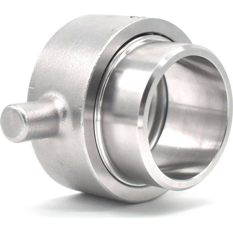 Raccord S60x6 avec écrou tournant en inox 316 à souder