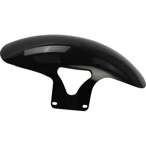 Guardabarros para motocicleta, plástico ABS, compatible con Harley M8 Softail Fatboy, color negro. (1/2)