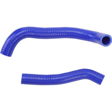 Kit de 2 durites de refroidissement en silicone étanches pour radiateur Arctic Cat DVX-400 (2007-2008) - Bleu (1/5)