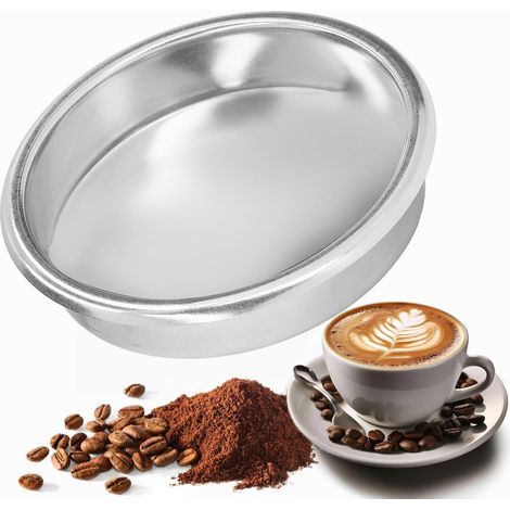 Filte Aveugle 58mm, Inset de inçage en Acie Inoxydable, Disque Aveugle de inçage pou Machine à Café Expesso, Cadeaux, Agent