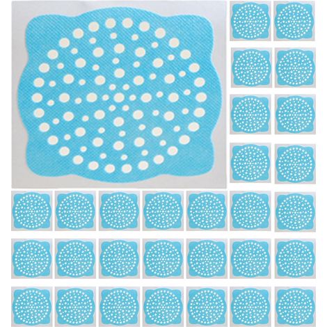 Drain Mesh Stickers Disposable Floor Pipe Stickers 30 Pieces