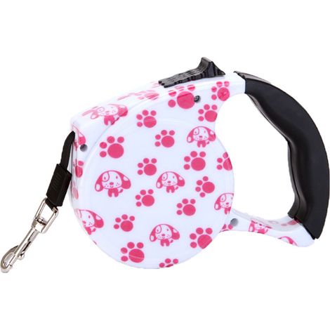Laisse de marche de corde de traction rétractable automatique de chat de chien de compagnie de chien de 5M (1/5)