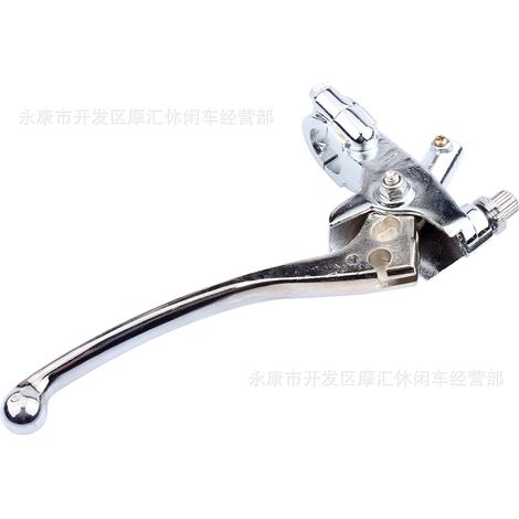 Motorcycle accessories compatible with Honda Kawasaki Suzuki electroplated chrome left clutch lever 22mm (1/4)