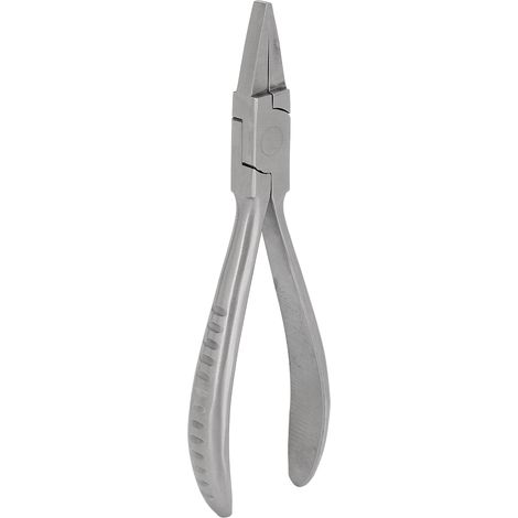 Pince à lunettes professionnelle ergonomique en acier inoxydable pour la réparation et le réglage de lunettes, pince à bec plat pour réparateur (1/5)