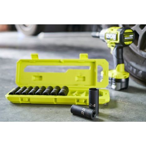 Schlagschrauber-Nuss-Set - RYOBI - RHDIS10PC - 10 Nüsse 1/2" - 10 bis 24 mm - Kompatibel LINK (1/5)
