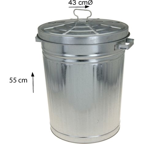 Abfalleimer Mülleimer Tonne Metall-C37555020-koopman (1/5)