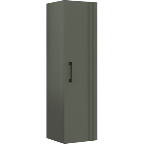 Badezimmerschrank "Bari 40" – 40 x 32 x 138 cm – Mattgrün (1/3)