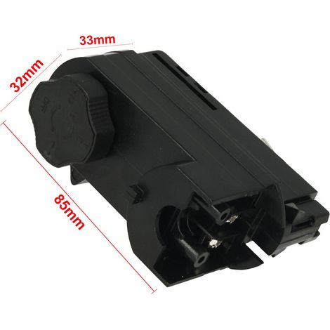 Testa Alimentazione Del Faro Led Colore Nero Con Morsetti Per Binario Trifase CB40203 (1/3)