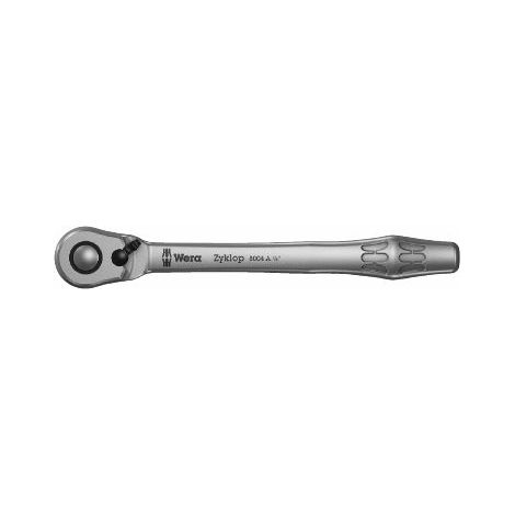 Cricchetto con levetta d'inversione 1/4 (6.3 mm) 141 mm Wera Zyklop Metal 8004 A 05004004001