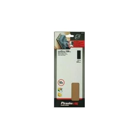 Fogli corindone 115x280mm grana 150 pezzi 10 (1/5)