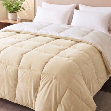 FLANDRIA Couette Hiver Ultra Douce Réversible 600g/m², 220x240, (1/5)