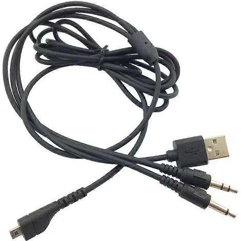 Câble USB 3,5 mm RGB de remplacement pour casque de jeu sans fil Arctis 3, 5 et 7 Pro (1/5)