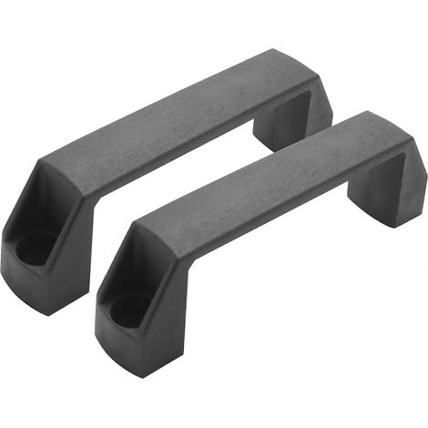 Poignée de porte/tiroir de meuble en plastique, bouton de tirage, 120 mm (4,7 pouces), lot de 2 (1/5)