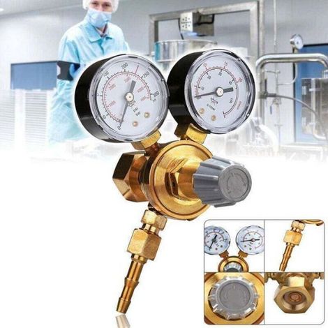 Regulateur De Pression Gaz - Argon CO2 - 0-315 Bar - Pour Soudage MIG MAG TIG - 0-20 L Min - 700 G (1/3)