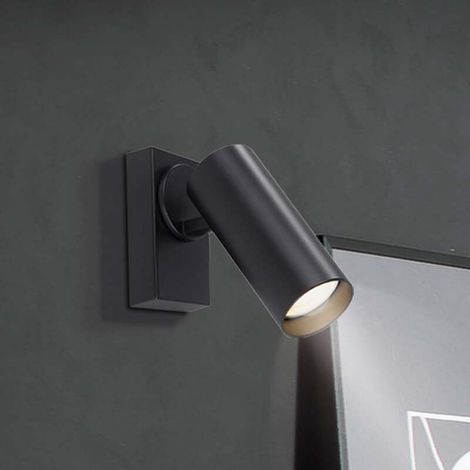 [NEUWERTIG] B-Ware SCHÖNER WOHNEN-Kollektion Wandstrahler RIK LED Wandleuchte Lampe schwarz 20cm (1/2)