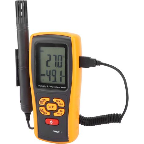 Thermomètre-hygromètre électronique portable GM1361+ (1/5)