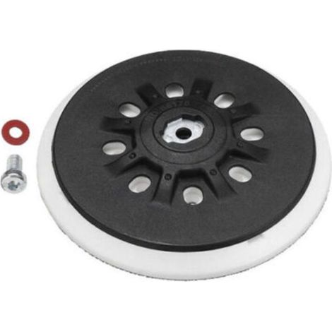 150 mm (6 pouces) Plateau de ponage 8 trous compatible avec les ponceuses orbitales Bos ch Festool ETS 150, ETS EC 150, LEX 150, WTS 150/7 498987 (souple),pour Ponceuse Excentrique