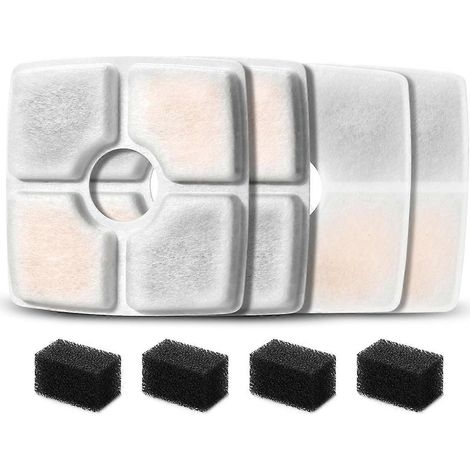 Éponges filtrantes de rechange pour 84 oz/2,5 L (4 pièces) (1/5)