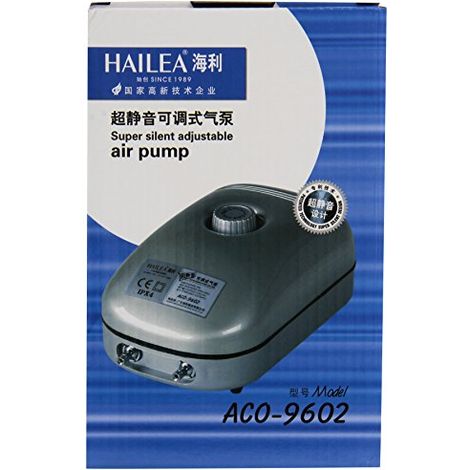 Hailea Aco Serie Pompa ad Aria 9602, Grigio (1/4)