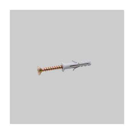 TASSELLO A ESPANSIONE CON COLLARINO IN NYLON Ø 6x30 mm -
