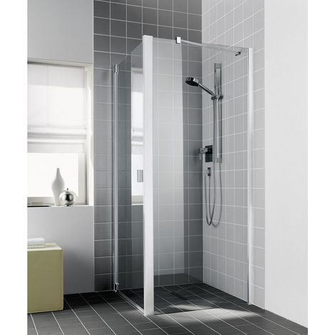 Kermi Paroi latérale Raya TWD 1000x 2000 BV : 975-995 SIHG verre trempé transparent (1/5)