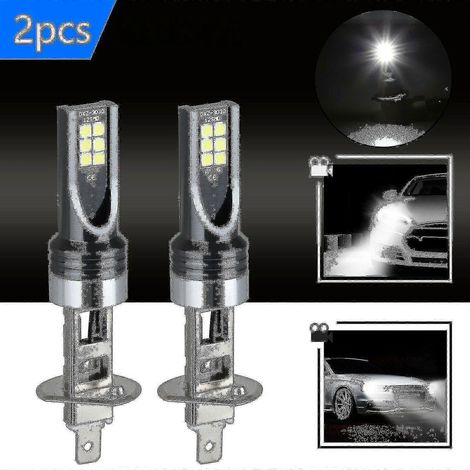 Kit de conversion d'ampoule de phare LED H1 100 W 14 000 lm 6 500 K feux de route/croisement (1/5)