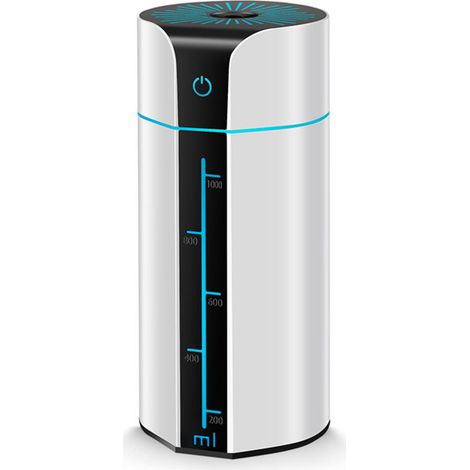 Humidificateur à arrêt automatique, 8,9 x 9,94 x 20,5 cm. Humidification silencieuse et efficace. Vaporisateur pour chambre d'enfant, idéal pour une utilisation apaisante dans n'impor (1/5)