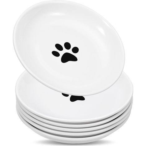 Gamelle pour animaux avec support, gamelle pour chat, gamelle pour chien, gamelle en céramique, gamelle pour nourriture et eau avec (1/5)