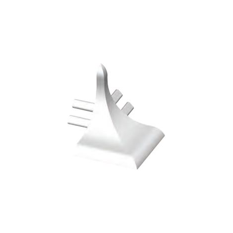 Raccordo angolo esterno sguscio proseal bianco conf. 1 pz