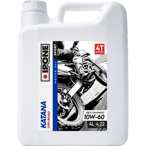 Ipone Katana 10W60 4L Offroad-Synthetik-Motoröl für Enduro-Motorräder