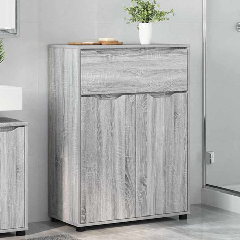 Badezimmerschrank mit Regal Graues Sonoma 72,5 x 36,5 x 100 cm (1/5)