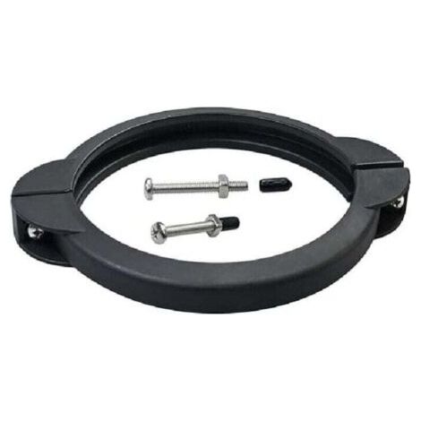 Collier de serrage de piscine de rechange 80110-2 avec vis, compatible avec les pompes à filtre à sable Intex de 12 et 14 pouces (débit : 2 100 et 2 800 gal/h) pour piscines hors sol