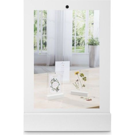 Support photo acrylique - Classic - Effet flottant - 10 x 15 cm - Pied MDF FSC & double aimant