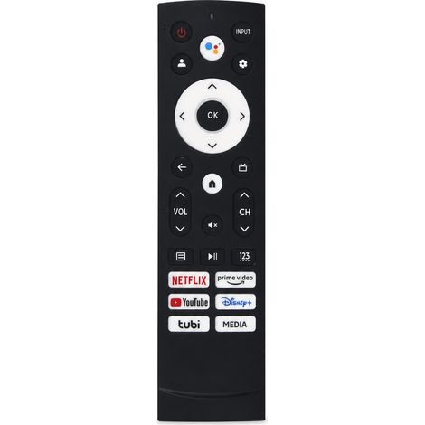 Télécommande TV compatible avec Hisense ERF3N90H, sans configuration et sans commande vocale (1/5)