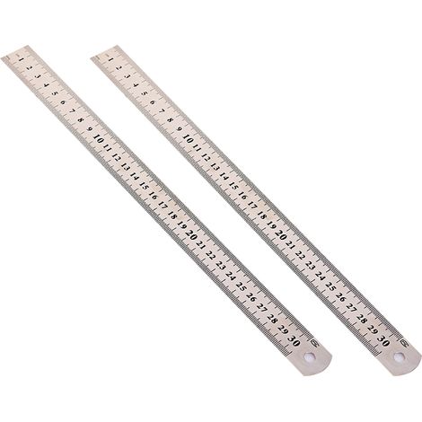 Règles en acier, règles en métal, lot de 2 (1/5)