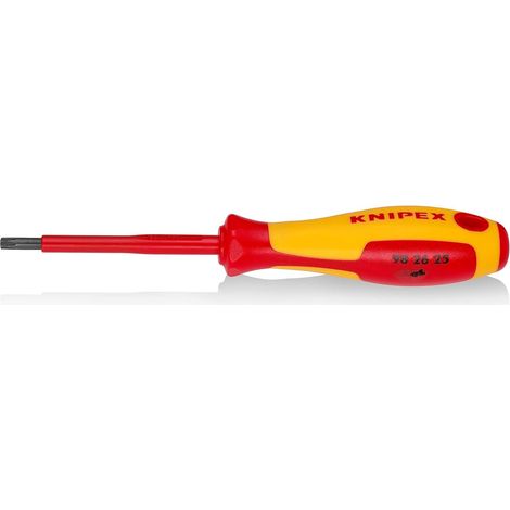 Tournevis pour vis Torx poignée isolante bi-matière, 98 26 25 (1/2)