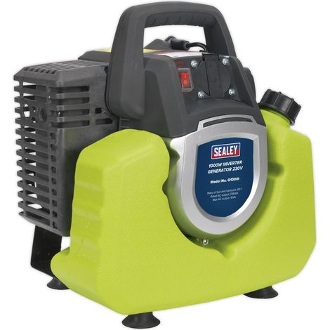 Sealey 1000W Inverter Generator 2-Stroke Engine 230V G1000I (1/5)