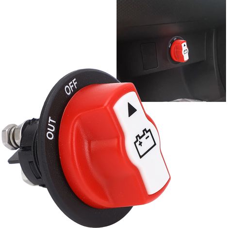 Disjoncteur de batterie BS-2202 50A, disjoncteur principal, isolateur, alimentation à découpage 12V-32V, interrupteur de coupure étanche, robuste, convient aux véhicules marins, camping-cars, quads, S (1/5)