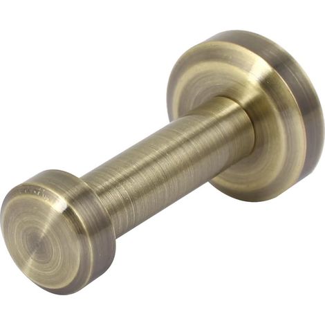 Baguette Badezimmer-Zubehör montiert rund Boden Handtuch Kleidung Bag Aufhänger Bronze Tone (1/4)