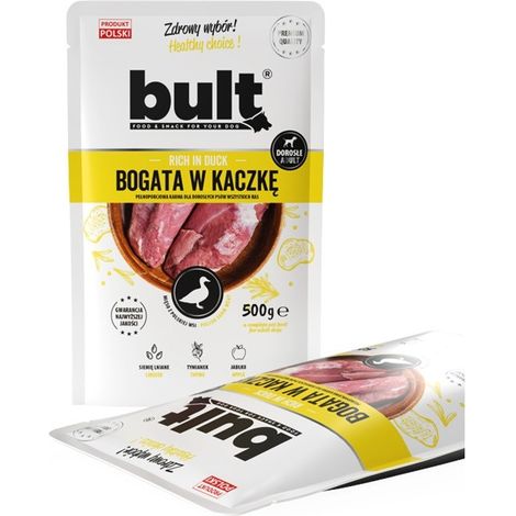 Sachet BULT de viande riche en canard pour chien 100g (1/2)