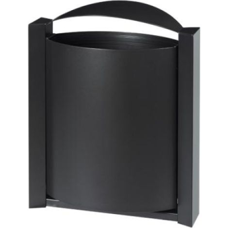 Corbeille murale Arkea - 40l - gris manganèse (1/3)